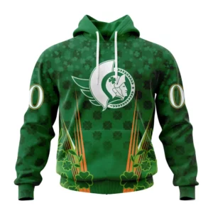 Hoodie NHL Ottawa Senators Special Design For St. Patrick&apos;s Day St2402 QTNHL080524A1148HD