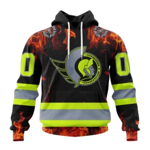 Hoodie NHL Ottawa Senators Special Design Honoring Firefighters St2401 QTNHL080524A1086HD