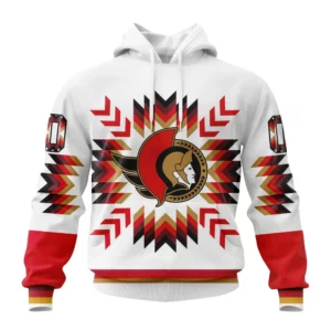 Hoodie NHL Ottawa Senators Special Design With Native Pattern St2302 QTNHL080524A1576HD