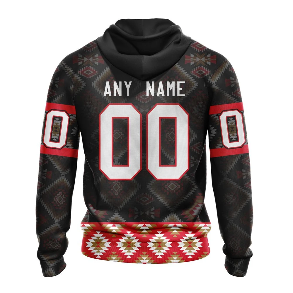 Hoodie NHL Ottawa Senators Special Design With Native Pattern St2303 QTNHL080524A1362HD - Image 2