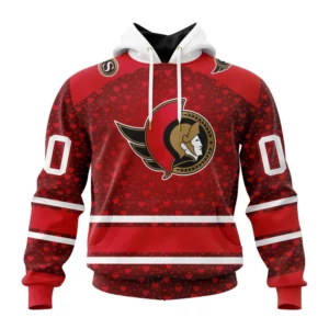 Hoodie NHL Ottawa Senators Special Gift For Valentines Day St2401 QTNHL080524A991HD