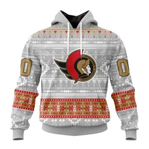 Hoodie NHL Ottawa Senators Special Native Design St2302 QTNHL080524A2053HD