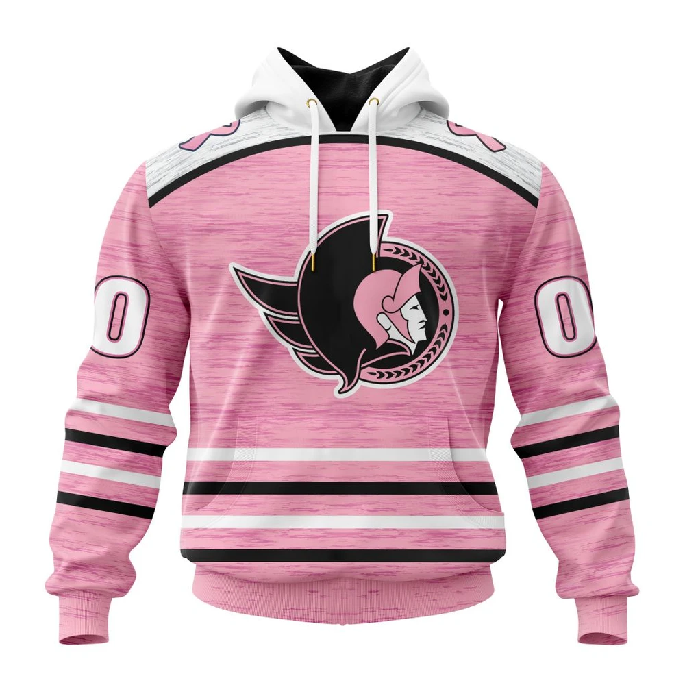 Hoodie NHL Ottawa Senators Special Pink Fight Breast Cancer Design St2304 QTNHL080524A1740HD