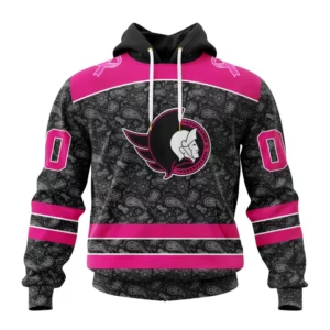 Hoodie NHL Ottawa Senators Special Pink In The Rink Fight Breast Cancer St2301 QTNHL080524A2080HD