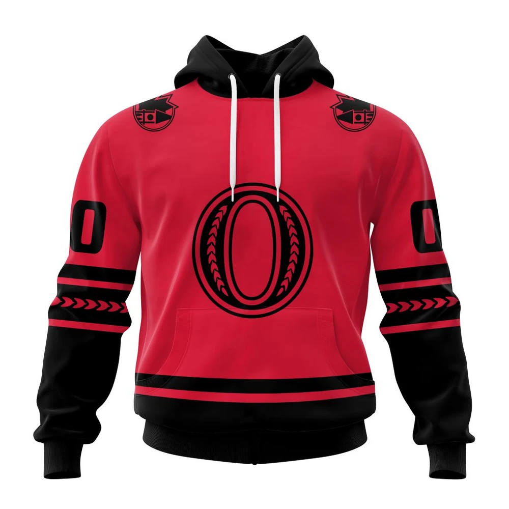 Hoodie NHL Ottawa Senators Special Two-Tone Design St2401 QTNHL080524A452HD