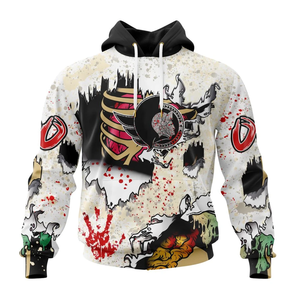 Hoodie NHL Ottawa Senators Special Zombie Style For Halloween St2304 QTNHL080524A1965HD