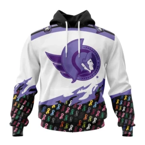 Hoodie NHL Ottawa Senators, Specialized Kits In October We Stand Together We Can Beat Cancer QTNHL080524A3411HD