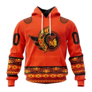 Hoodie NHL Ottawa Senators, Specialized National Day For Truth And Reconciliation QTNHL080524A366HD