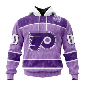 Hoodie NHL Philadelphia Flyers New Lavender Hockey Fight Cancer St2301 QTNHL080524A1479HD