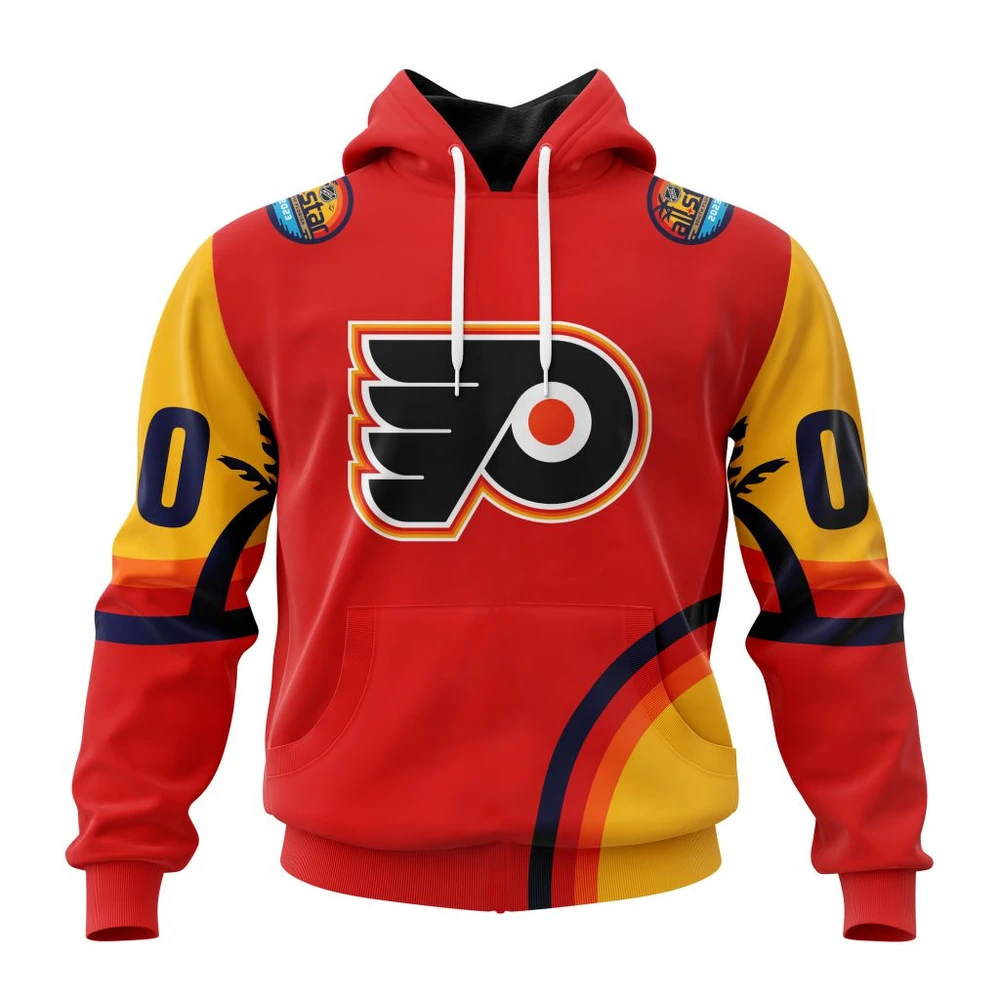 Hoodie NHL Philadelphia Flyers Special All-Star Game Design With Florida Sunset QTNHL080524A2591HD