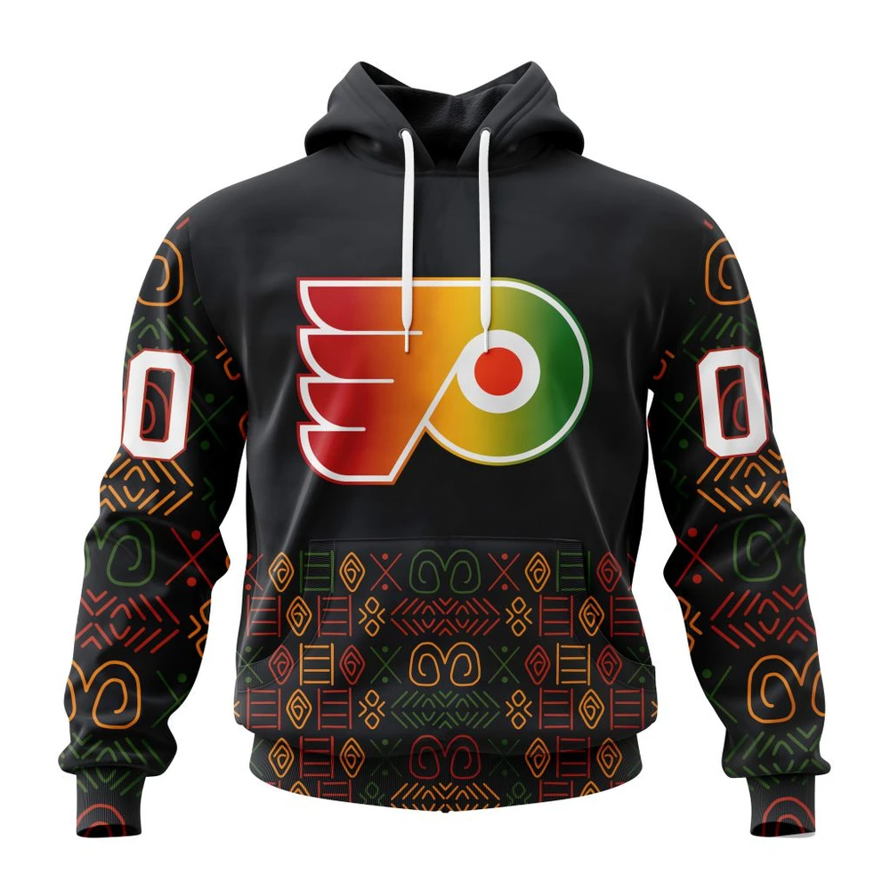 Hoodie NHL Philadelphia Flyers Special Design For Black History Month St2401 QTNHL080524A1053HD
