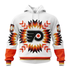 Hoodie NHL Philadelphia Flyers Special Design With Native Pattern St2302 QTNHL080524A1575HD