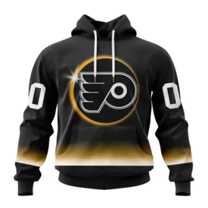 Hoodie NHL Philadelphia Flyers Special Eclipse Design St2401 QTNHL080524A625HD