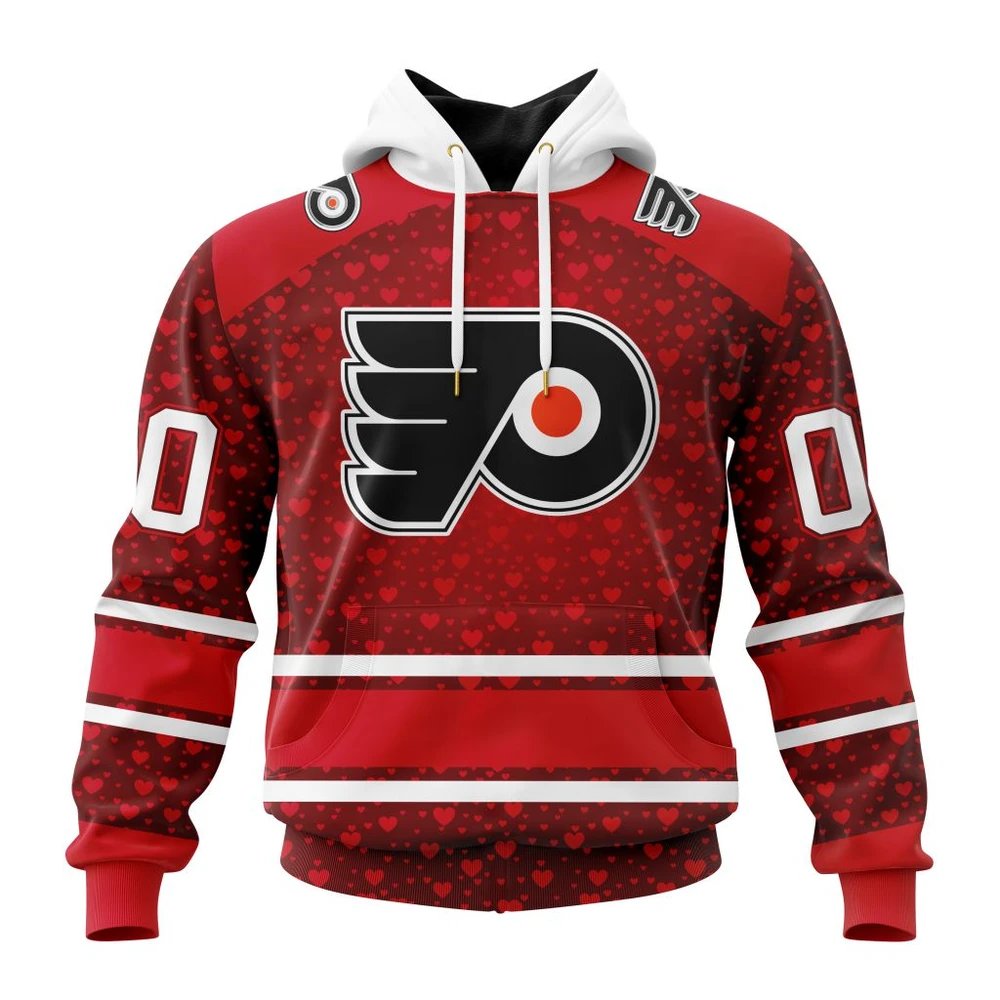 Hoodie NHL Philadelphia Flyers Special Gift For Valentines Day St2401 QTNHL080524A990HD