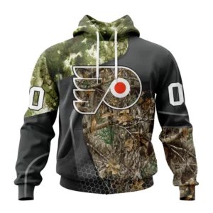 Hoodie NHL Philadelphia Flyers Special Hunting Camo Design St2302 QTNHL080524A1309HD