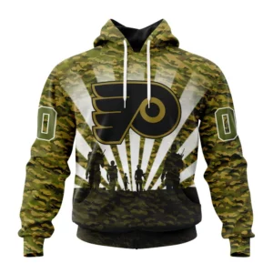 Hoodie NHL Philadelphia Flyers Special Military Camo Kits For Veterans Day And Rememberance Day St2201 QTNHL080524A3484HD