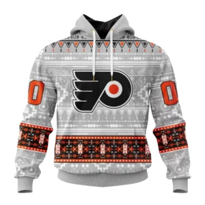 Hoodie NHL Philadelphia Flyers Special Native Design St2302 QTNHL080524A2052HD