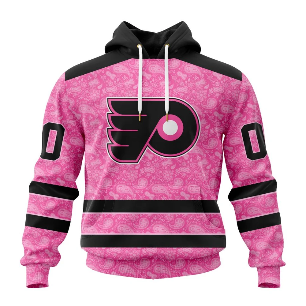 Hoodie NHL Philadelphia Flyers Special Pink Fight Breast Cancer St2306 QTNHL080524A1635HD