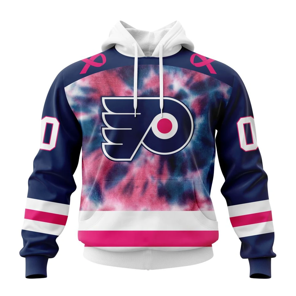 Hoodie NHL Philadelphia Flyers Special Pink October Fight Breast Cancer St2303 QTNHL080524A1827HD