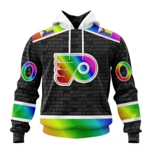 Hoodie NHL Philadelphia Flyers Special Pride Design Hockey Is For Everyone QTNHL080524A2705HD