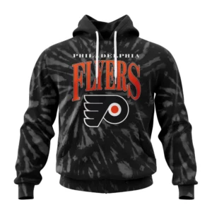 Hoodie NHL Philadelphia Flyers Special Retro Vintage Tie Dye St2201 QTNHL080524A3066HD
