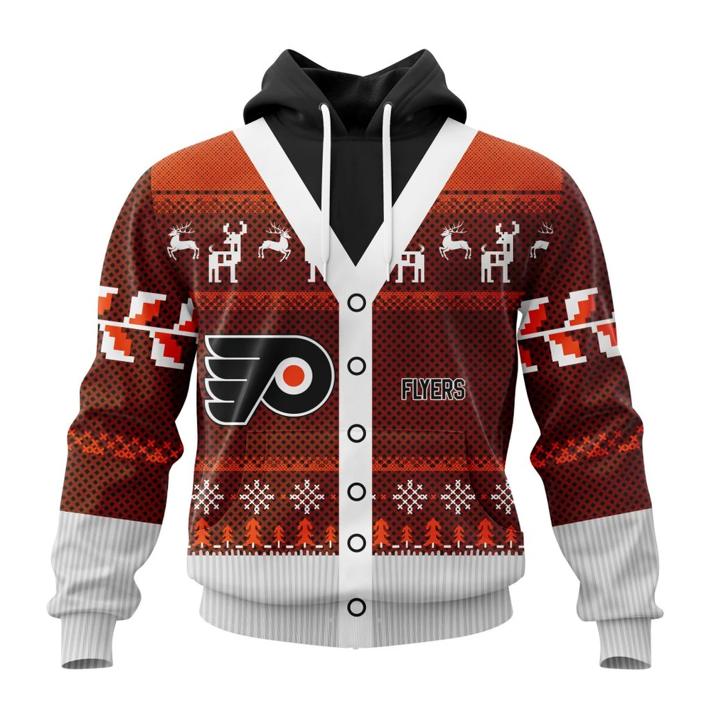Hoodie NHL Philadelphia Flyers, Specialized Chrismas Season QTNHL080524A2790HD