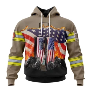 Hoodie NHL Philadelphia Flyers, Specialized Concepts For Honor Patriot Day V0122 QTNHL080524A3701HD