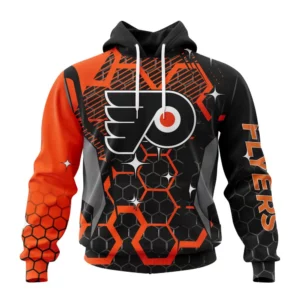 Hoodie NHL Philadelphia Flyers, Specialized Design With Motocross Syle V0222 QTNHL080524A3381HD