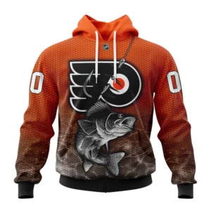 Hoodie NHL Philadelphia Flyers, Specialized Fishing Style St2201 QTNHL080524A3990HD