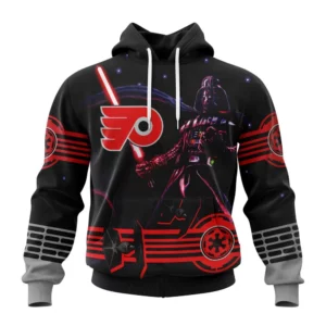 Hoodie NHL Philadelphia Flyers, Specialized Starwar Darth Vader Version Jersey QTNHL080524A361HD