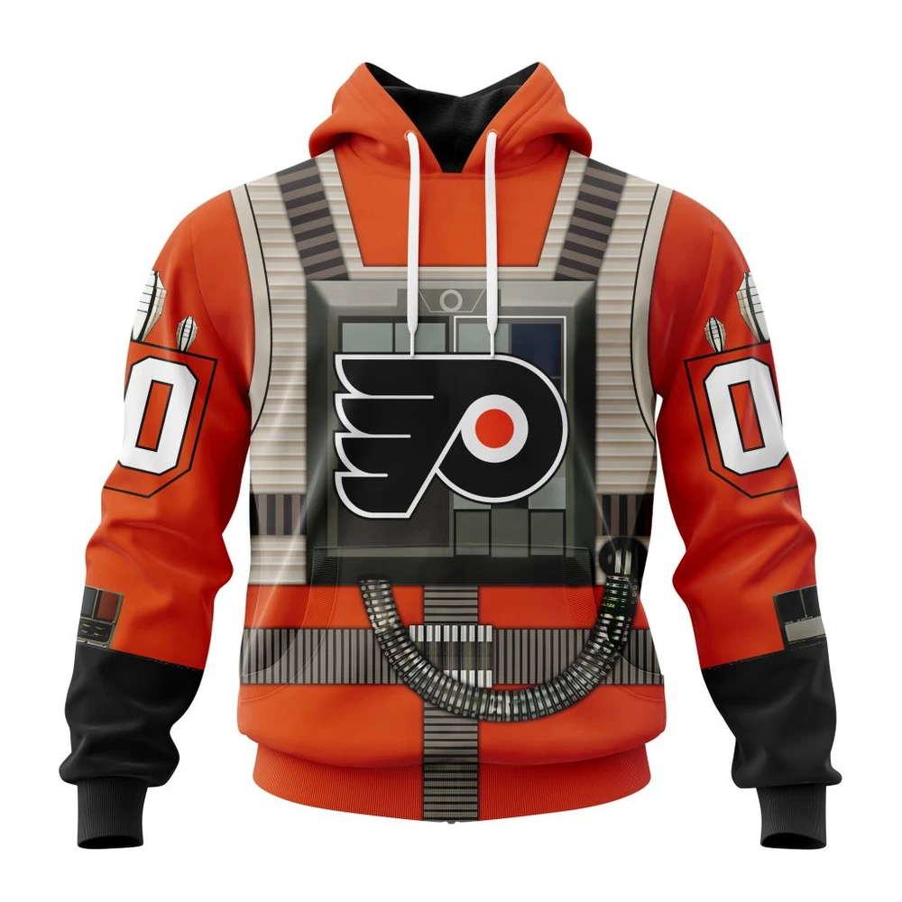 Hoodie NHL Philadelphia Flyers Star Wars Rebel Pilot Design St2201 QTNHL080524A2322HD