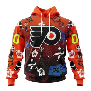 Hoodie NHL Philadelphia Flyers X Hawaii Specialized Design For Hawaiia V0122 QTNHL080524A3793HD
