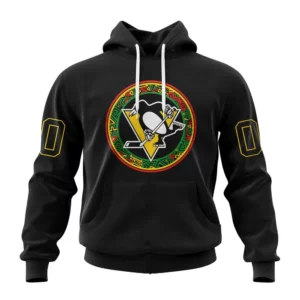 Hoodie NHL Pittsburgh Penguins Black History Month QTNHL080524A2255HD