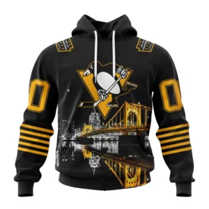 Hoodie NHL Pittsburgh Penguins City Of The Champions Steel City Design QTNHL080524A4076HD