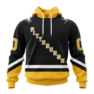 Hoodie NHL Pittsburgh Penguins Personalize Alternate Kits QTNHL080524A1425HD