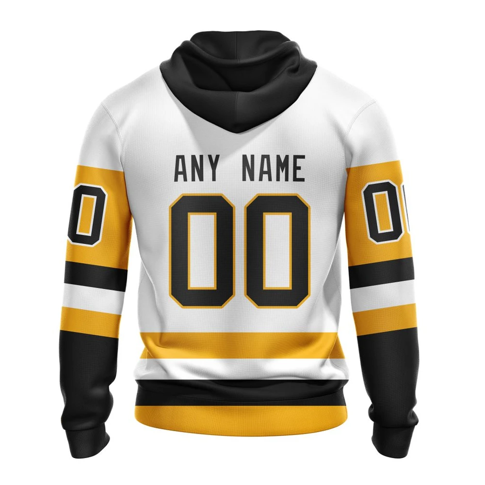 Hoodie NHL Pittsburgh Penguins Personalized Away Kits QTNHL080524A1545HD - Image 2