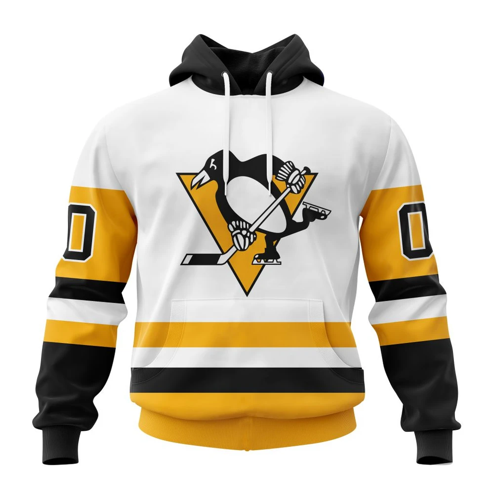 Hoodie NHL Pittsburgh Penguins Personalized Away Kits QTNHL080524A1545HD