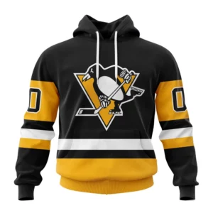 Hoodie NHL Pittsburgh Penguins Personalized Home Kits QTNHL080524A1544HD