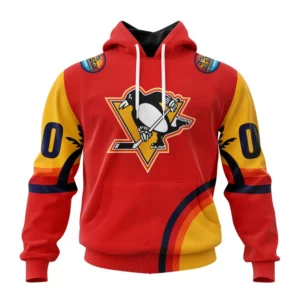 Hoodie NHL Pittsburgh Penguins Special All-Star Game Design With Florida Sunset QTNHL080524A2590HD
