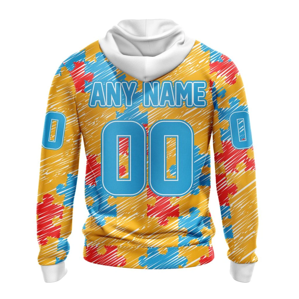 Hoodie NHL Pittsburgh Penguins Special Autism Awareness Design St2201 QTNHL080524A2468HD - Image 2