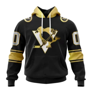 Hoodie NHL Pittsburgh Penguins Special Black And Gold Design St2401 QTNHL080524A764HD