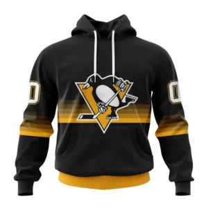 Hoodie NHL Pittsburgh Penguins Special Black And Gradient Design St2301 QTNHL080524A1402HD