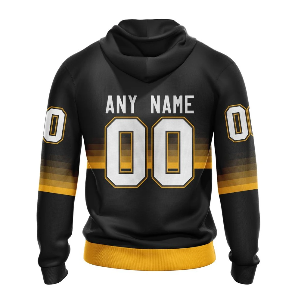 Hoodie NHL Pittsburgh Penguins Special Black And Gradient Design St2301 QTNHL080524A1402HD - Image 2