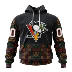 Hoodie NHL Pittsburgh Penguins Special Design For Black History Month St2401 QTNHL080524A1052HD