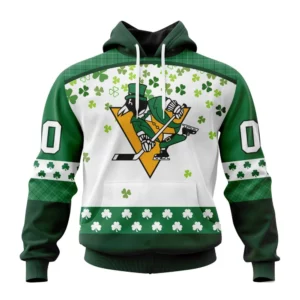 Hoodie NHL Pittsburgh Penguins Special Design For St. Patrick Day St2401 QTNHL080524A1239HD