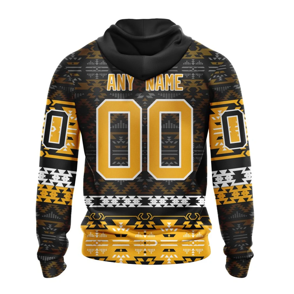 Hoodie NHL Pittsburgh Penguins Special Design With Native Pattern St2303 QTNHL080524A1327HD - Image 2
