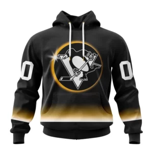 Hoodie NHL Pittsburgh Penguins Special Eclipse Design St2401 QTNHL080524A624HD