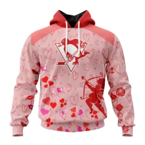 Hoodie NHL Pittsburgh Penguins Special Gift For Valentines Day St2402 QTNHL080524A957HD