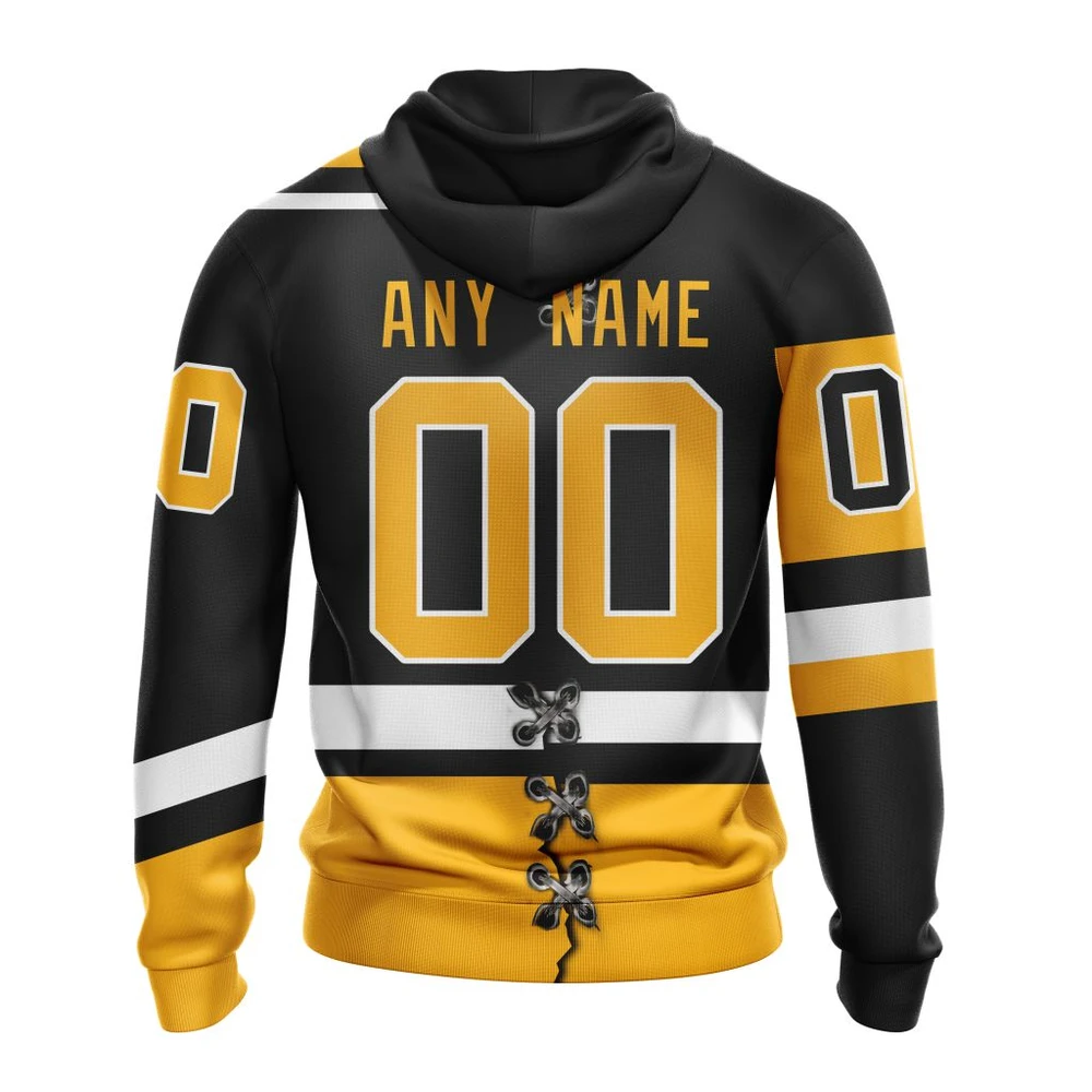 Hoodie NHL Pittsburgh Penguins Special Home Mix Reverse Retro Personalized Kits QTNHL080524A926HD - Image 2