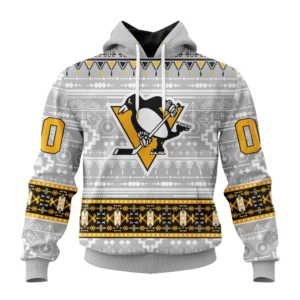 Hoodie NHL Pittsburgh Penguins Special Native Design St2302 QTNHL080524A2051HD